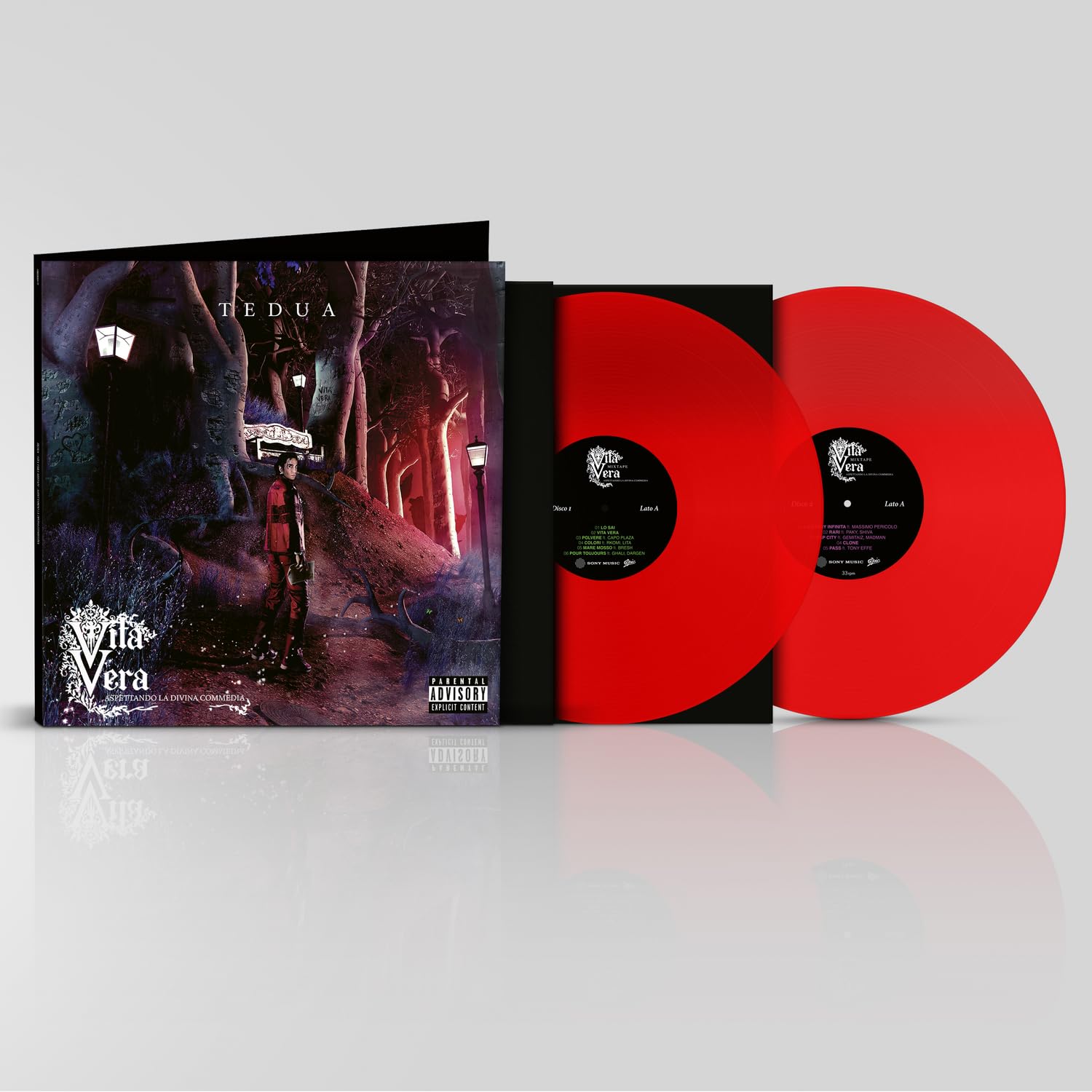 Tedua - Vita Vera: Mixtape Aspettando La Divina Commedia [LP] Vinyl Record Album Cover