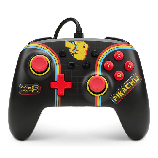 PowerA - Switch Controller Enhanced Wired: Pokemon: Pikachu Arcade - PowerA