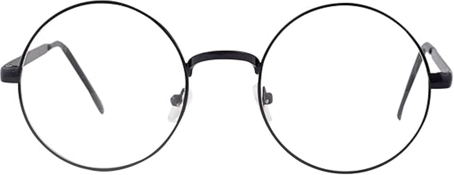 Round Circle Frame Unisex Kid Movie Wizard Halloween Costume Cosplay Glasses