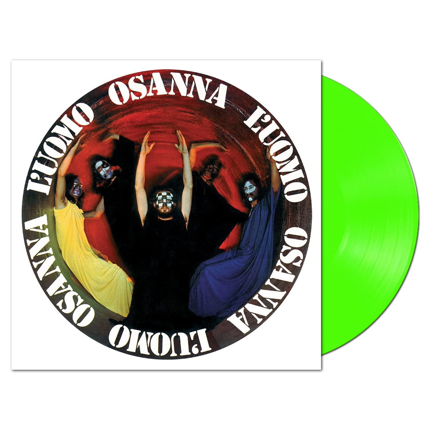 Osanna - L'Uomo [Limited Green Colored Vinyl] Vinyl Record Album Cover