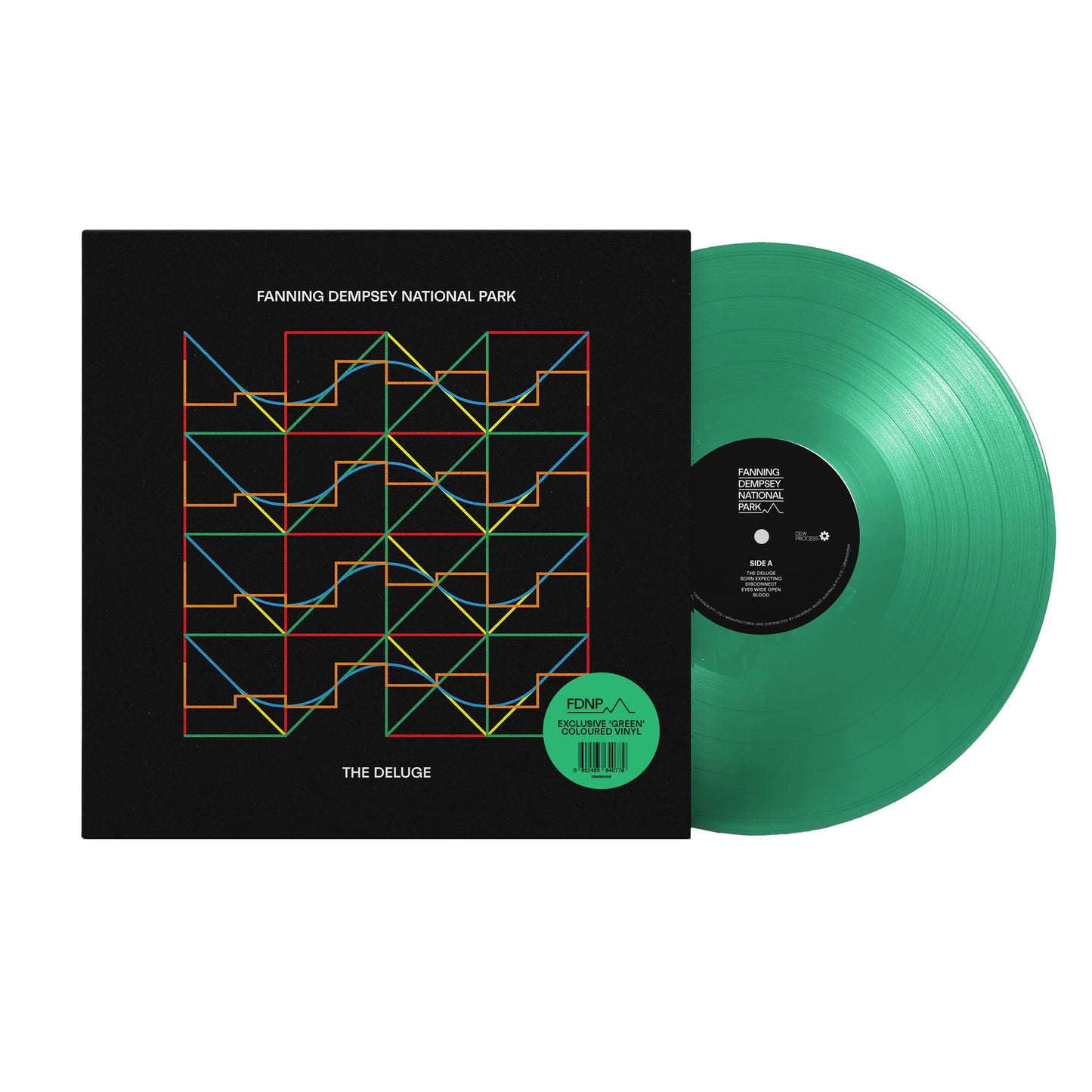 Fanning Dempsey National Park - Deluge [Colored Vinyl] (Grn) (Aus) Vinyl Record Album Cover