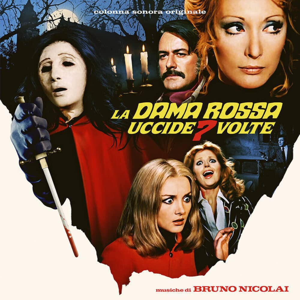 Bruno Nicolai - La Dama Rossa Uccide Sette Volte (The Red Queen Kills Seven Times) [RSD 2022] Vinyl Record Album Cover