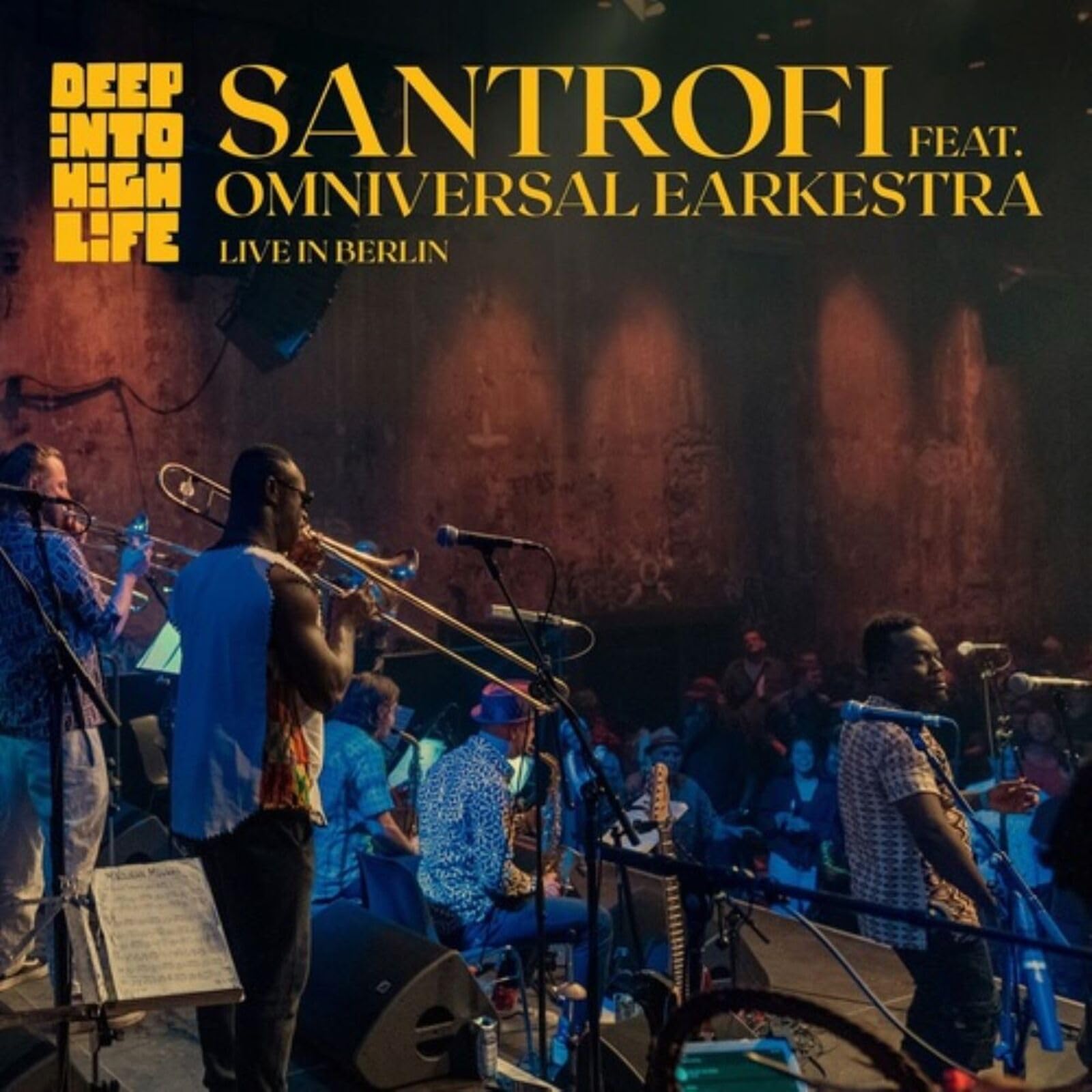 Santrofi - Deep Into Highlife (Live) (Uk) [LP] Vinyl Record Album Cover
