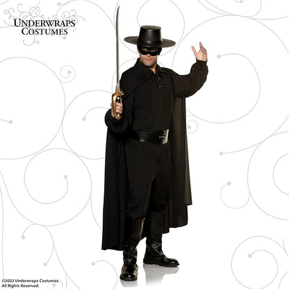 Men's Zorro Bandit Outlaw Pirate Adult Costume