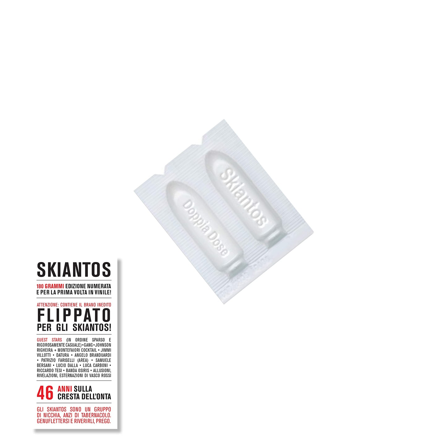 Skiantos - Doppia Dose (Ita) [LP] Vinyl Record Album Cover