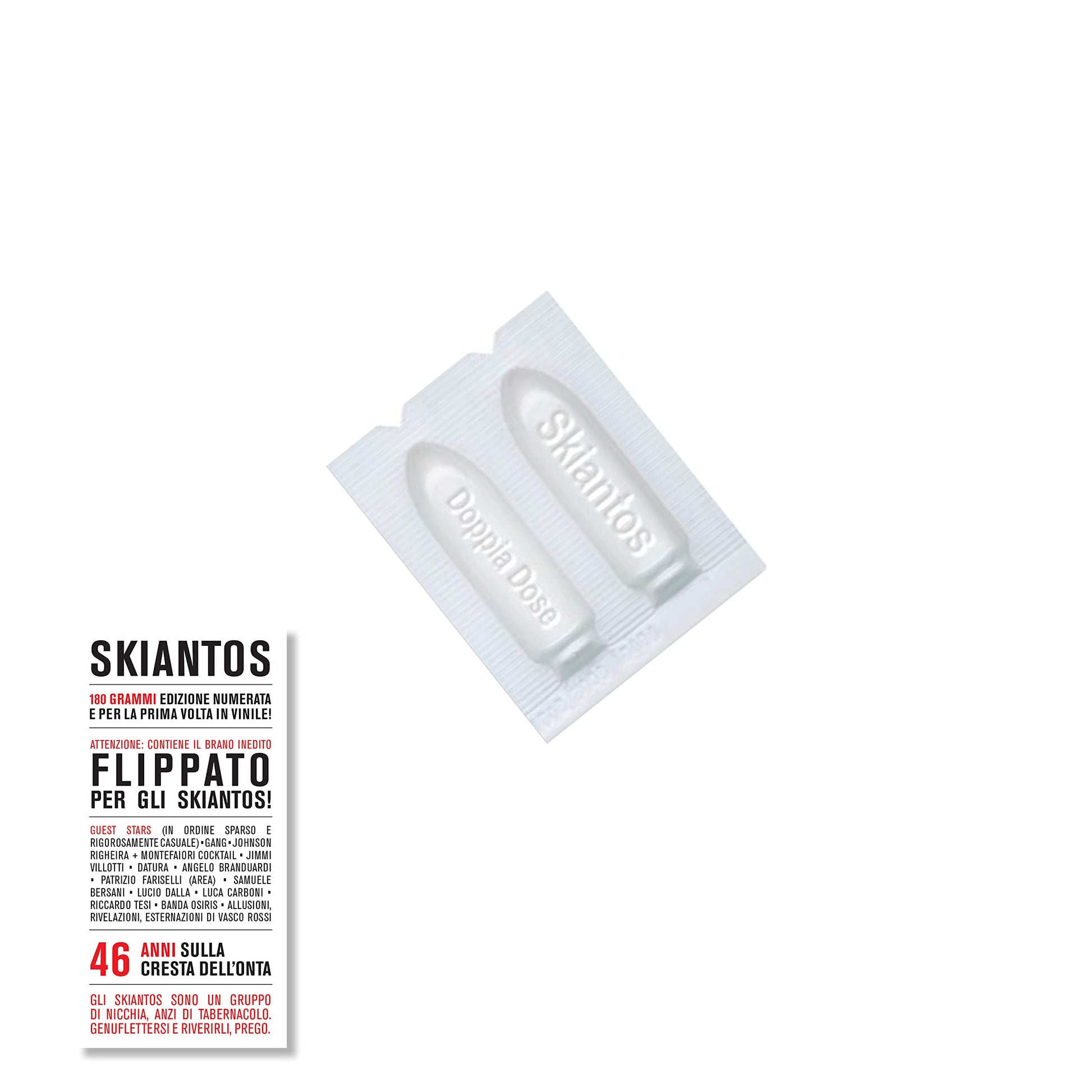 Skiantos - Doppia Dose (Ita) [LP] Vinyl Record Album Cover