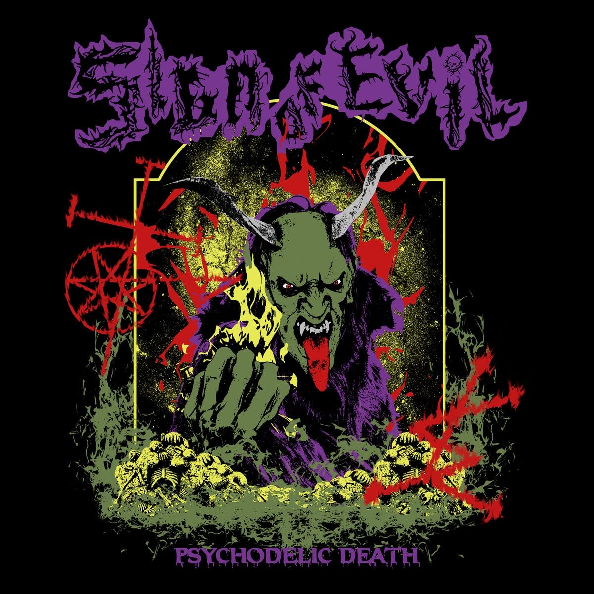 Sign of Evil - Psychodelic Death (Uk) [LP] Vinyl Record Album Cover
