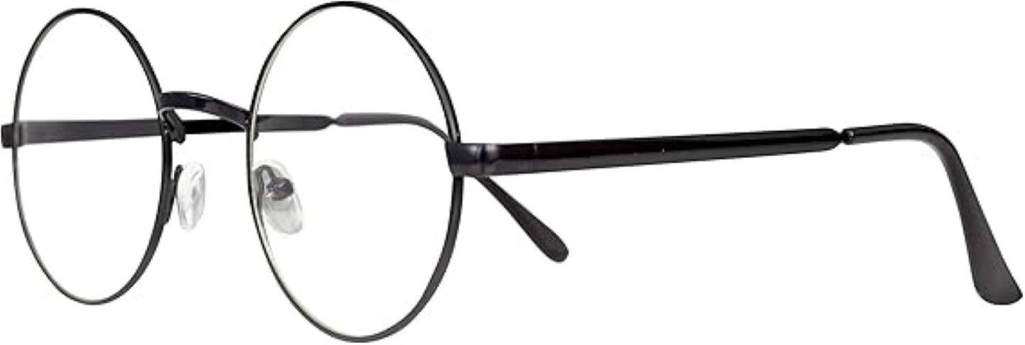 Round Circle Frame Unisex Kid Movie Wizard Halloween Costume Cosplay Glasses