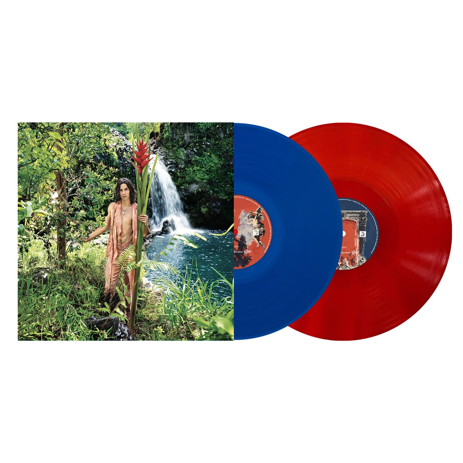 Tedua - La Divina Commedia - Deluxe (Blue) [Colored Vinyl] (Ofgv) Vinyl Record Album Cover