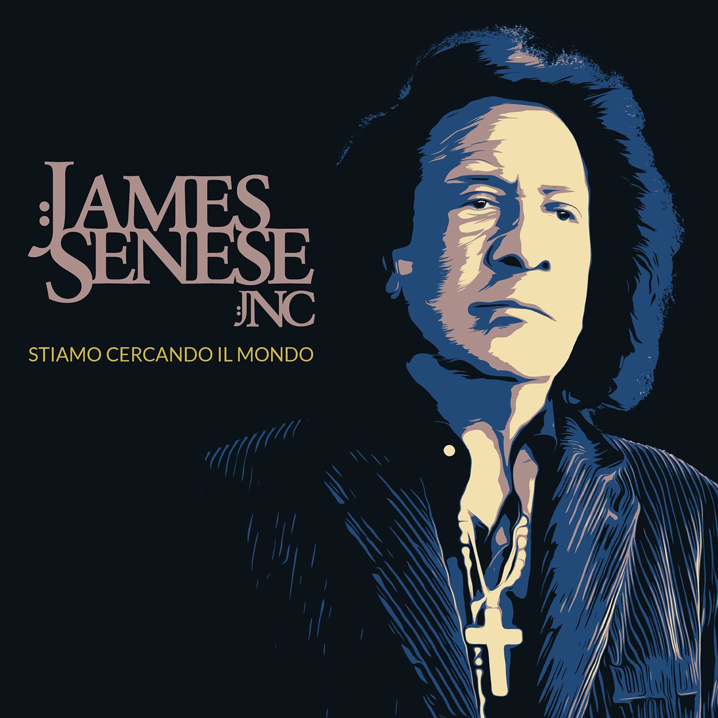 James Senese - Stiamo Aspettando Il Mondo (Ita) [LP] Vinyl Record Album Cover