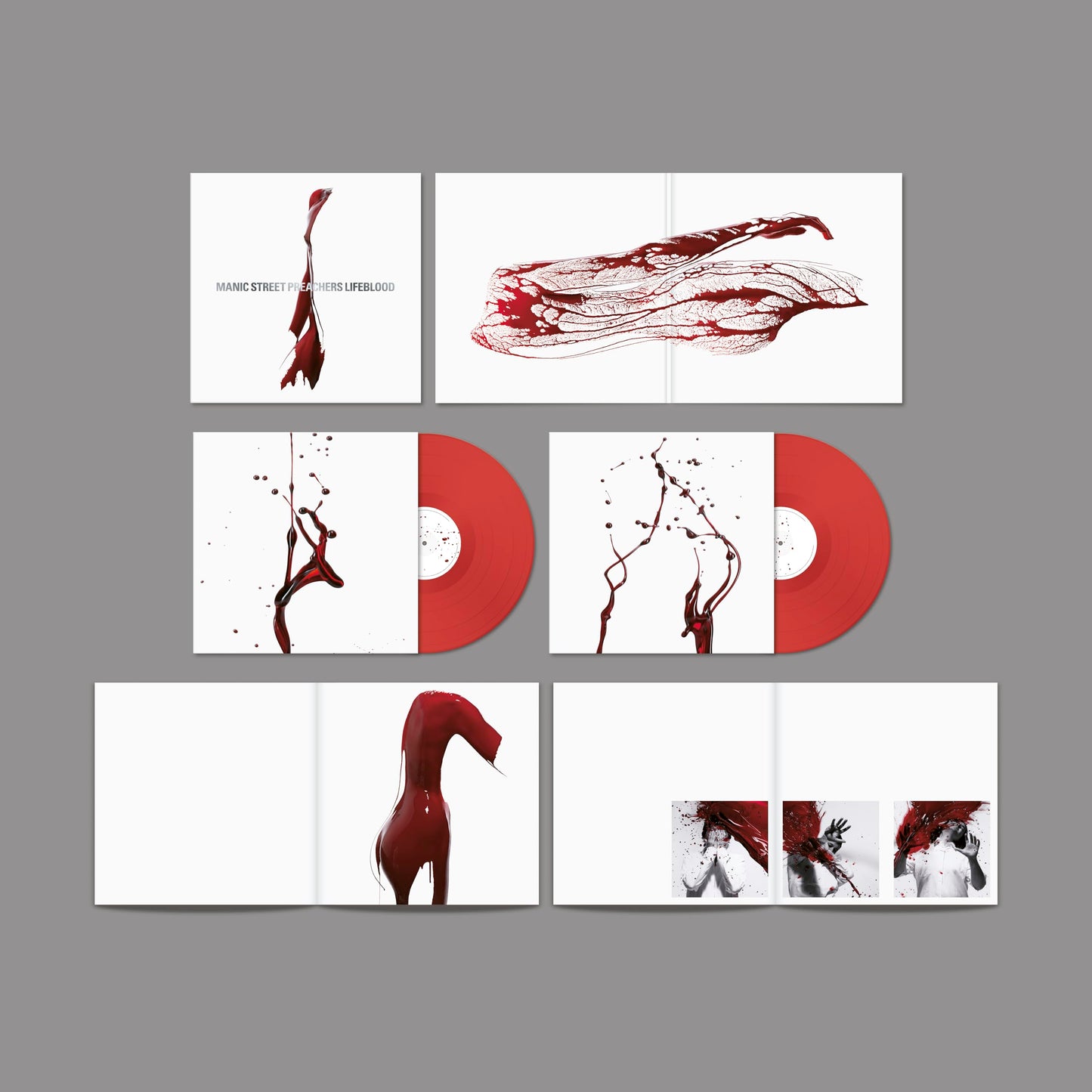 Manic Street Preachers - Lifeblood [Clear Vinyl] [Limited Edition] (Red) (Port) Vinyl Record Album Cover