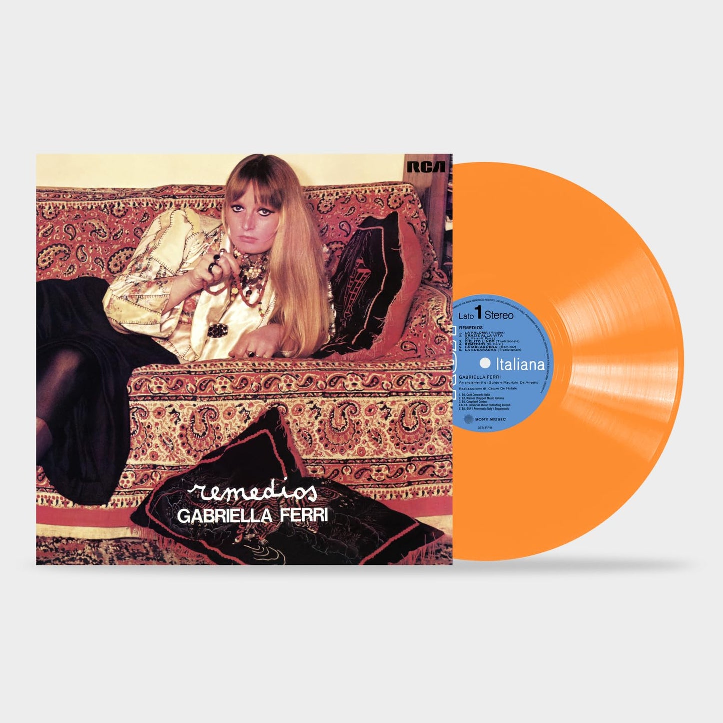 Gabriella Ferri - Remedios: 50 Anniversario (Ita) [LP] Vinyl Record Album Cover