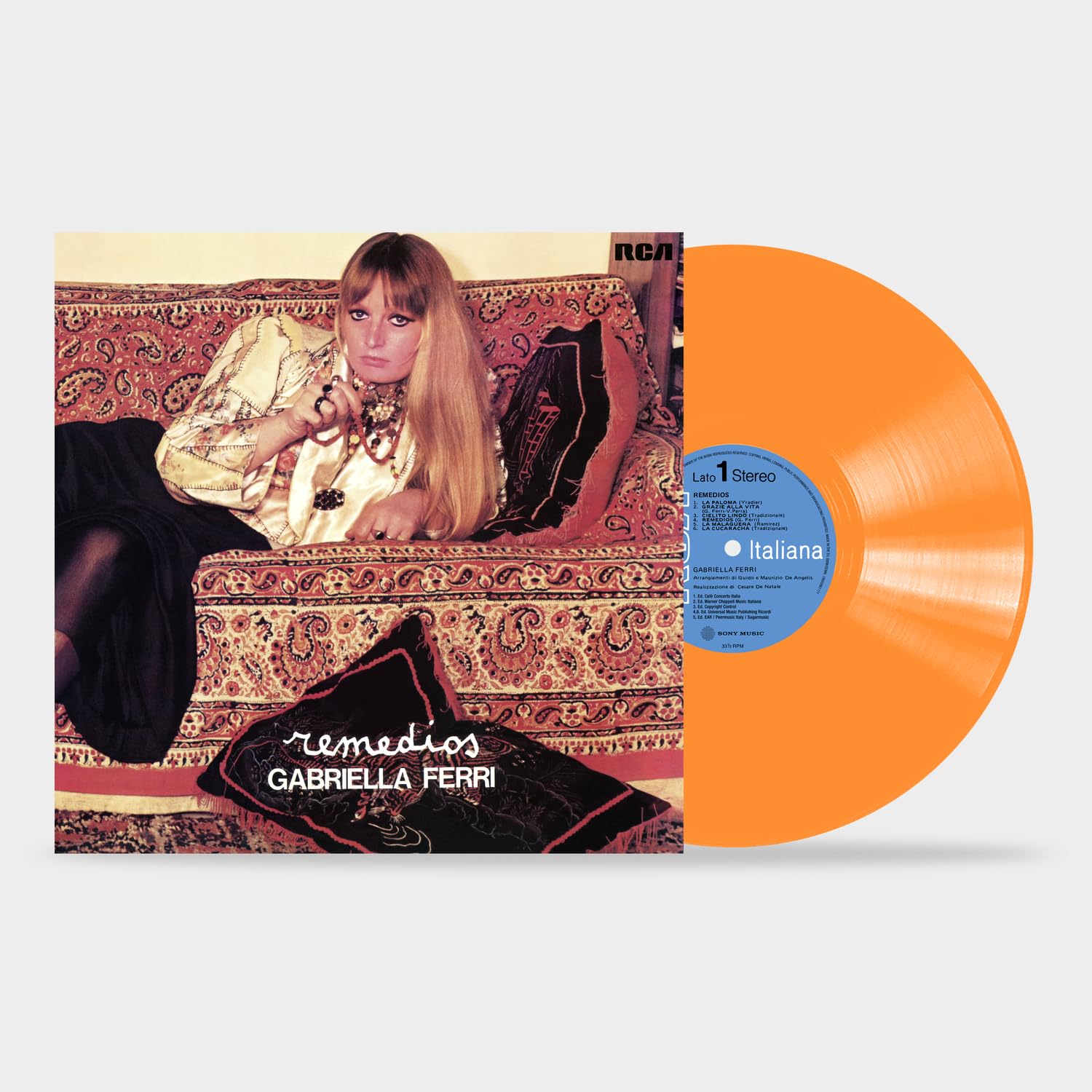 Gabriella Ferri - Remedios: 50 Anniversario (Ita) [LP] Vinyl Record Album Cover