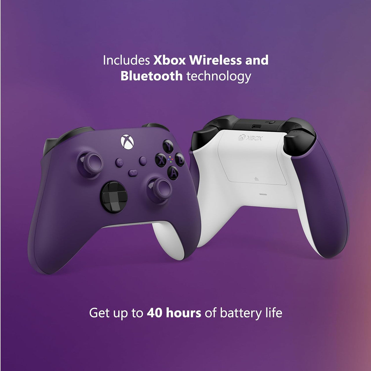 Microsoft - Xbox Wireless Controller: Astral Purple - Microsoft