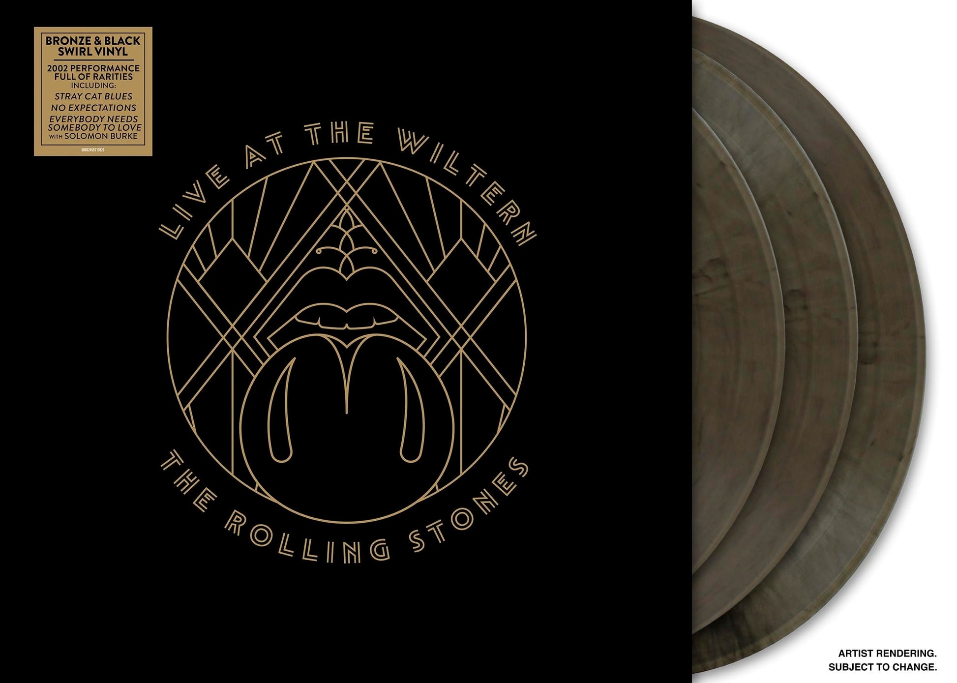 The Rolling Stones - Live At The Wiltern (Blk) (Broz) [Colored Vinyl] (Can) Vinyl Record Album Cover