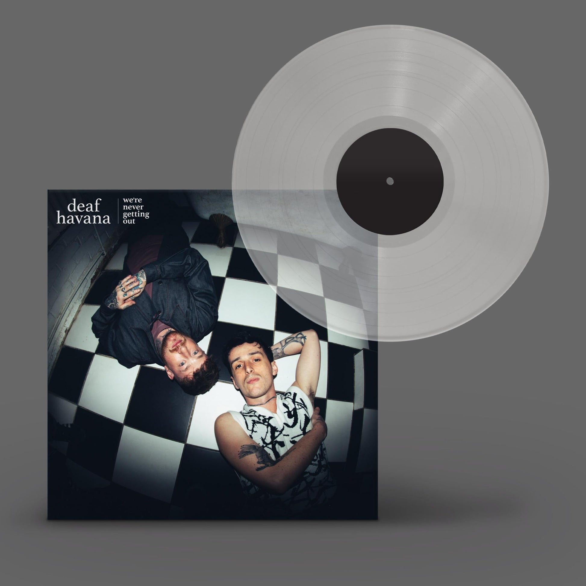 Deaf Havana - We're Never Getting Out - Clear Vinyl [LP] Vinyl Record Album Cover