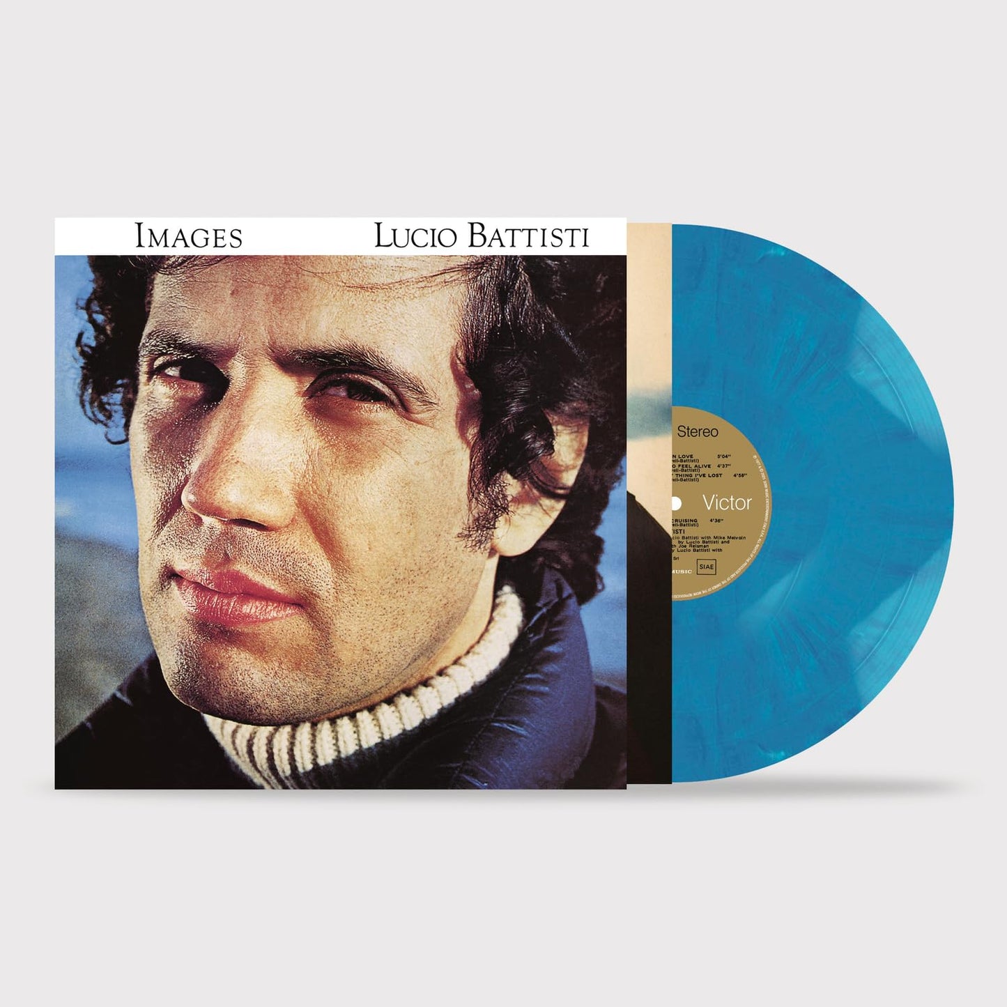 Lucio Battisti - Images (Blue) [Colored Vinyl] [180 Gram] (Wht) (Ita) Vinyl Record Album Cover