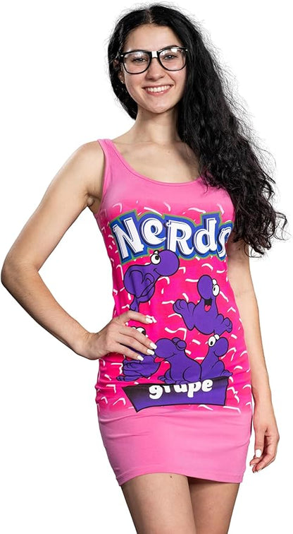 Women's Nerds Candy Halloween Cosplay Costume Tank Dress (3 Colors)