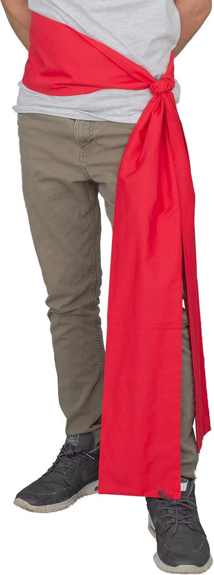 Adult Red Renaissance Fair Halloween Cosplay Costume Sash