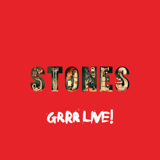 The Rolling Stones - Grrr Live! [Colored Vinyl] [180 Gram] (Red) Vinyl Record Album Cover