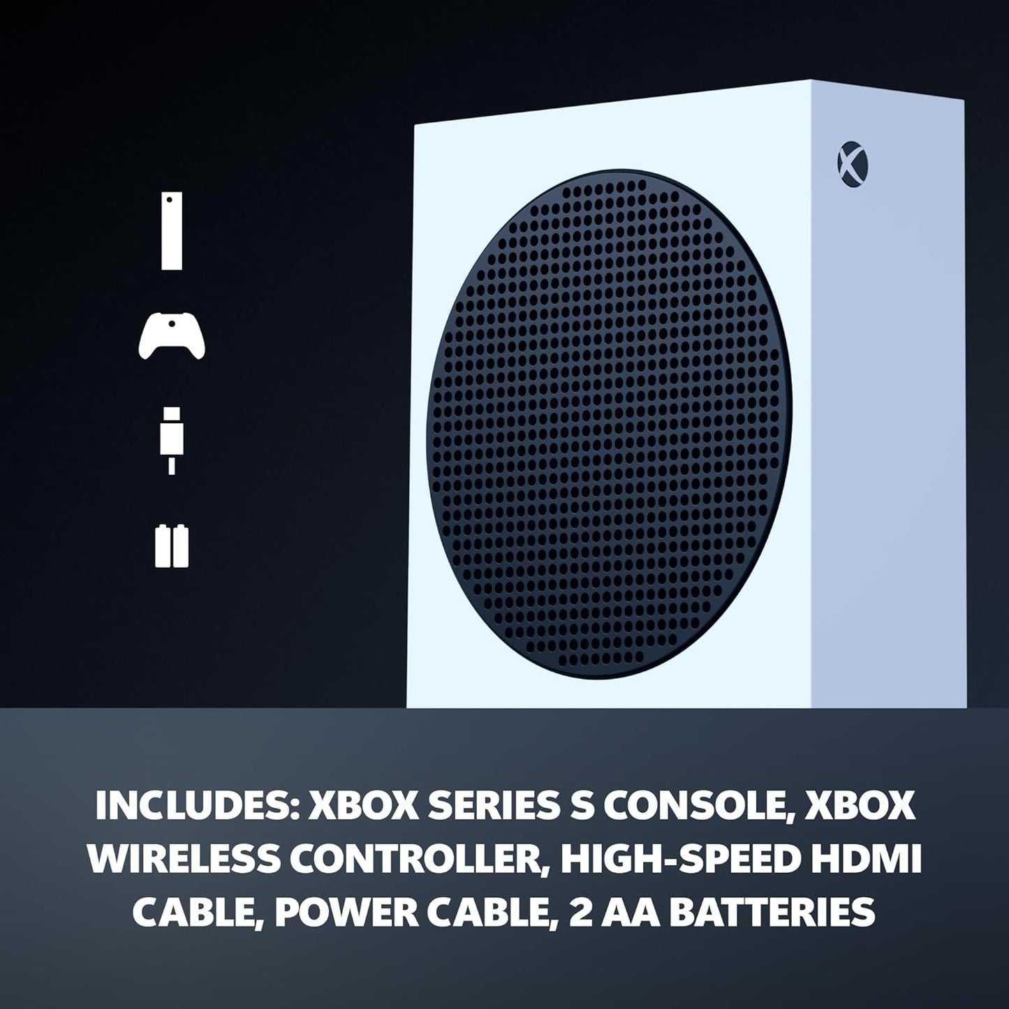 Xbox Series S System - 512 GB SSD - Robot White - Includes Wireless Controller -Game Console
