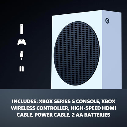 Xbox Series S System - 512 GB SSD - Robot White - Includes Wireless Controller -Game Console