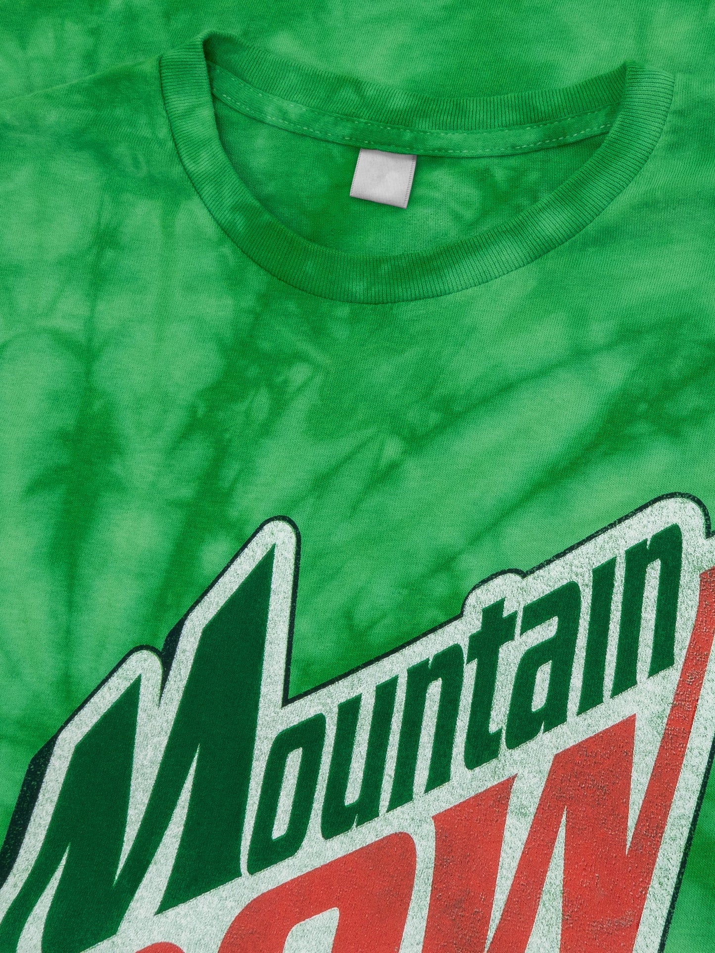 Mountain Dew Logo Tie Dye Mens T Shirt Officially Licensed Spider Kelly