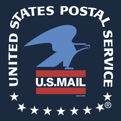 United States Postal Service U.S. Mail Eagle Mens T Shirt Officially Licensed Navy