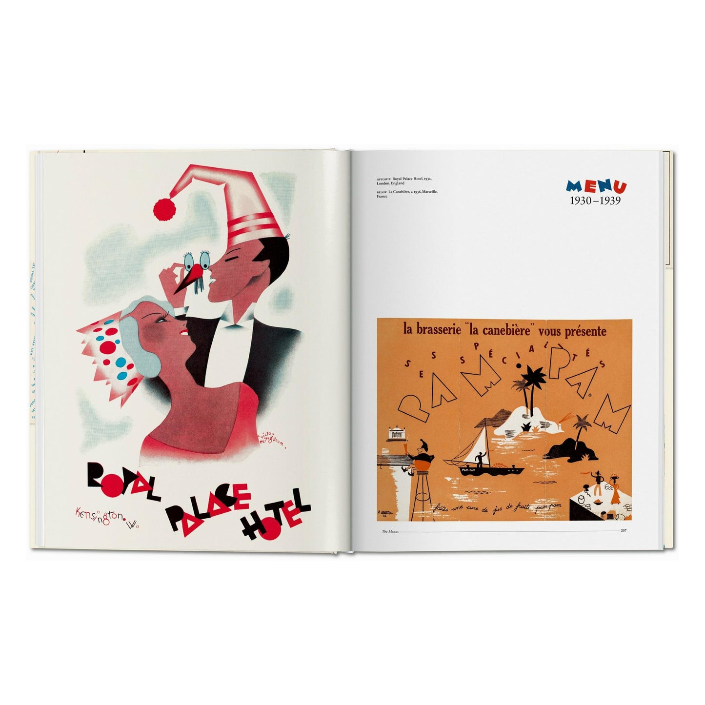 Menu Design in Europe (German, French, English) Book