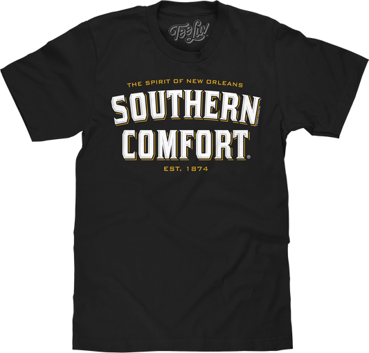 Southern Comfort SOCO Whiskey Logo T-Shirt- Black