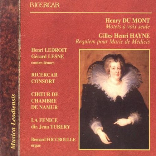 the album cover for Du Mont/Hayne - Motets / Requiem for Marie de Medici