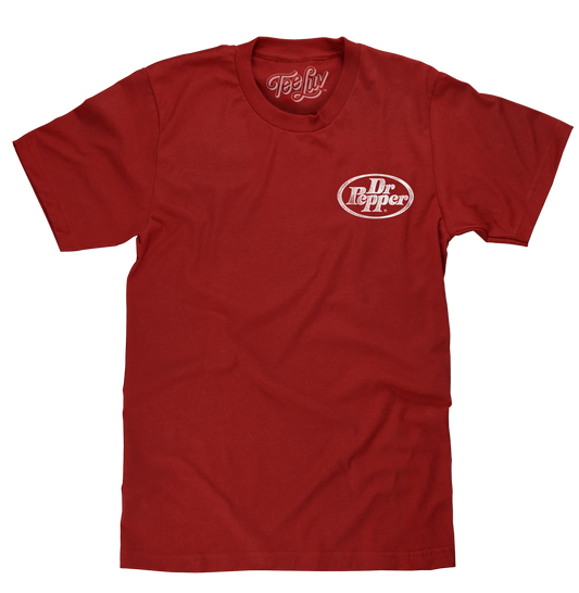Dr Pepper Trust Me I'm a Doctor Mens T Shirt Officially Licensed Cardinal Red