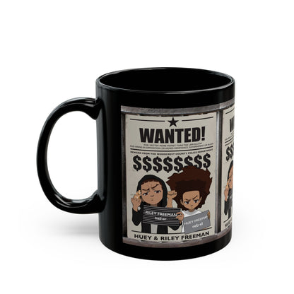 The Boondocks Wanted Black Mug (11oz)