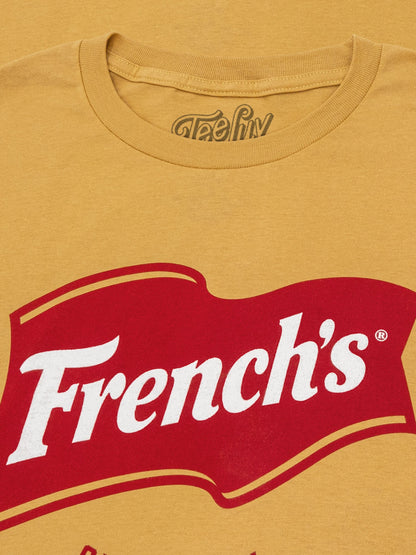 French's Mustard Since 1904 Mens T Shirt Officially Licensed Yellow