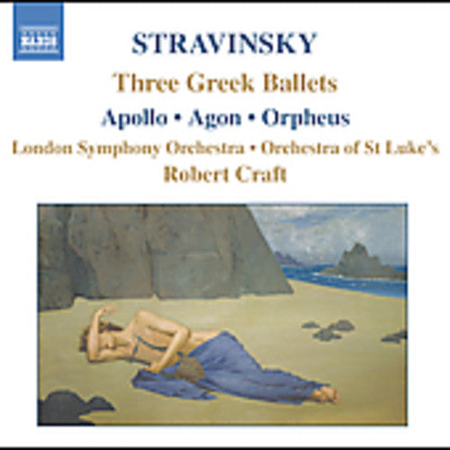 the album cover for Robert Craft - Three Greek Ballets