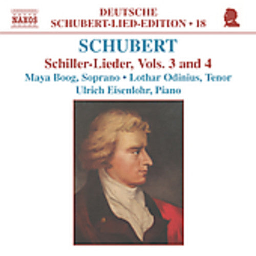 Schubert / Boog / Odinius / Eisenlohr - Schiller Lieder 3 & 4 - Music CD