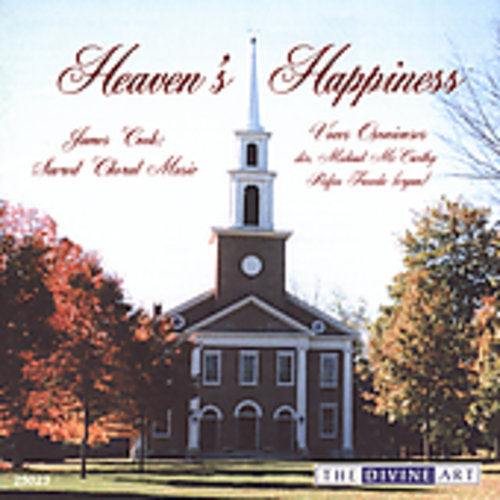 the album cover for Michael Mccarthy - Heaven's Happiness: Sacred Choral Music
