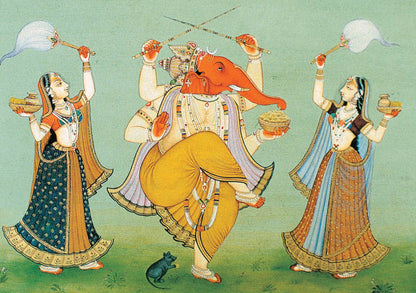 Ganesh Art Postcard Book