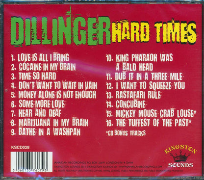 Dillinger - Hard Times Music CD