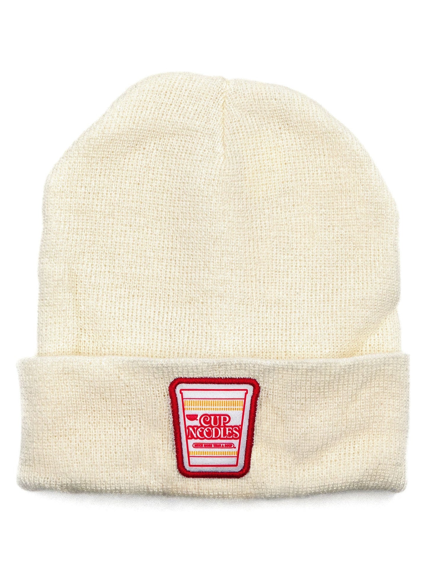 Cup Noodles Ramen Knit Beanie Hat Officially Licensed - White