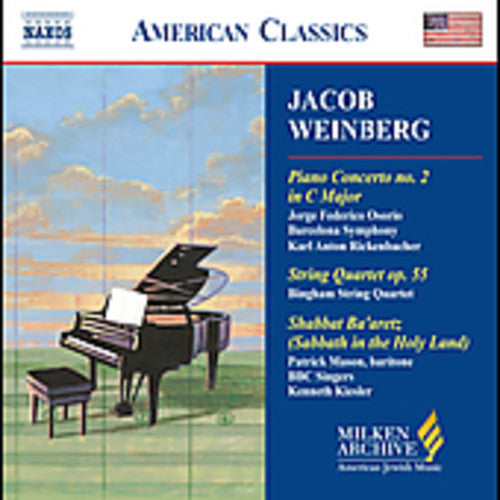 Weinberg / Osorio / Rickenbacher / Barcelona So - Milken Arch Amer Jewish Music: Piano Concerto 2 - Music CD