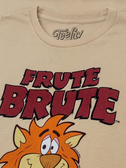 Frute Brute Cereal Retro 70s Cartoon Werewolf Mens T Shirt Officially Licensed Cream