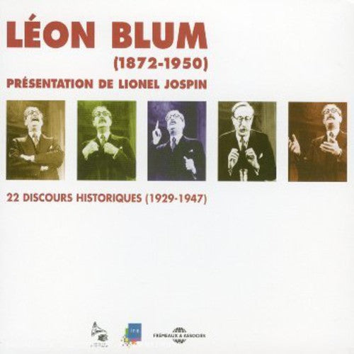 the album cover for Leon Blum - 22 Discours Historiques 1929-1947