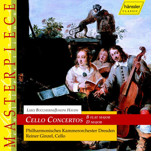 the album cover for HAYDN/BOCCHERINI - Cello Concertos