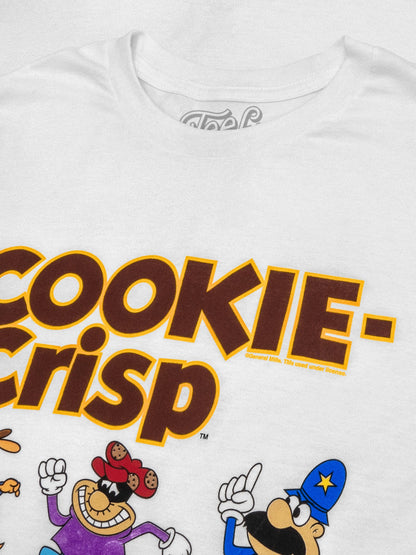 Cookie Crisp Cereal Mascot Mens T Shirt Officially Licensed White