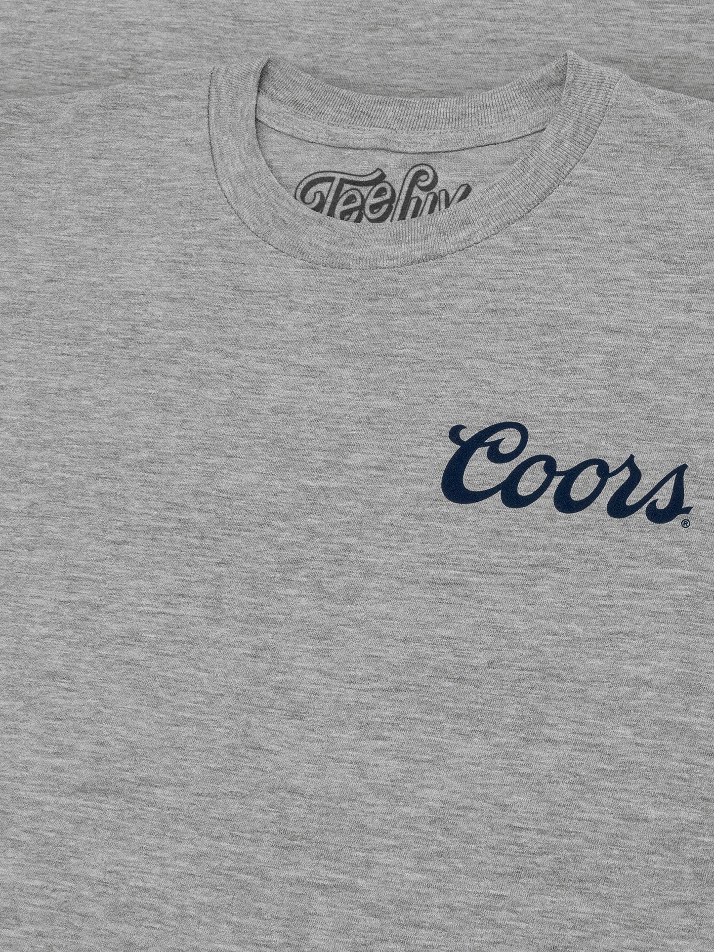 Coors Banquet Since 1873 Front and Back Print Mens T Shirt Officially Licensed Athletic Heather Gray