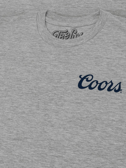 Coors Banquet Since 1873 Front and Back Print Mens T Shirt Officially Licensed Athletic Heather Gray