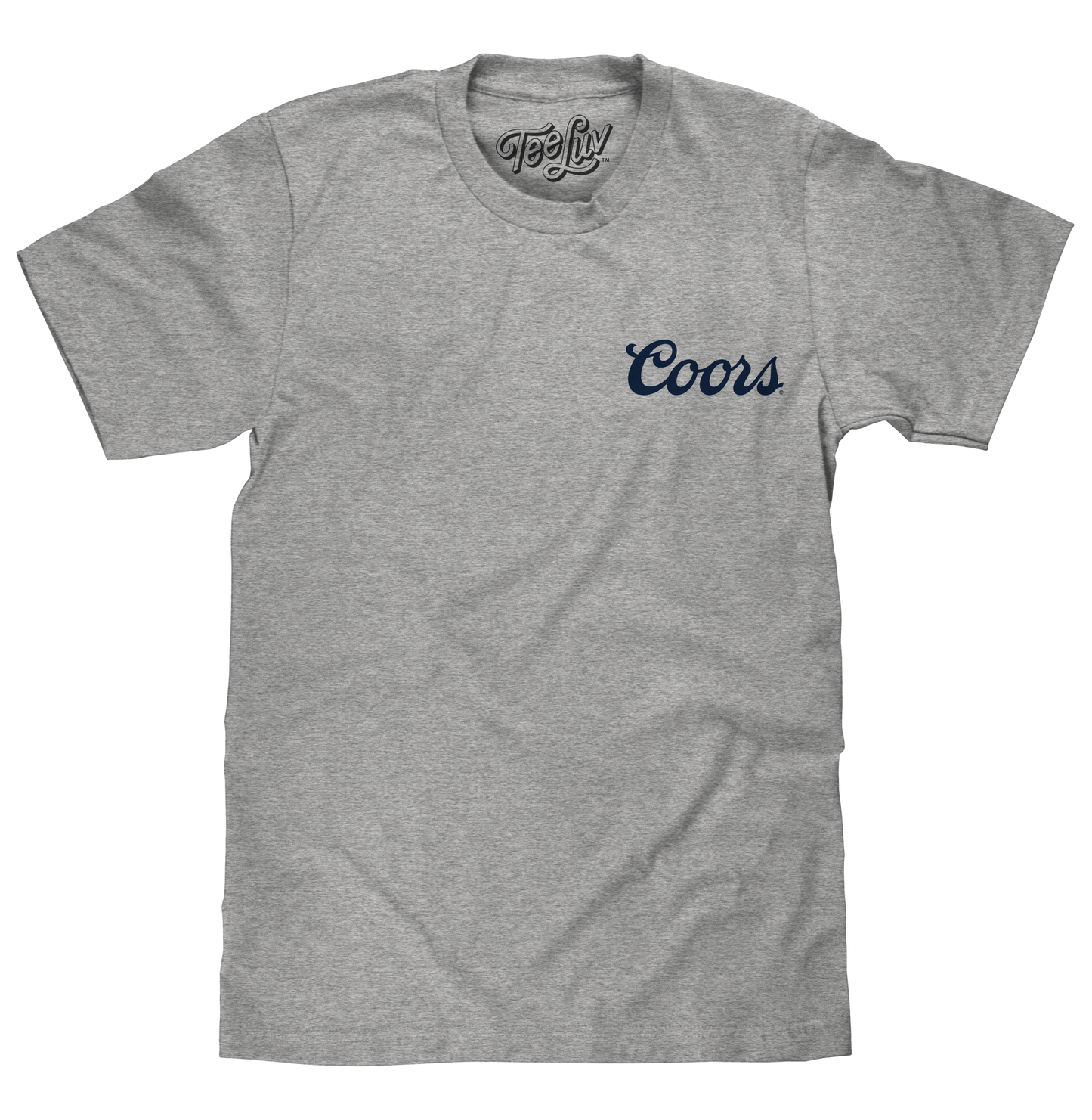 Coors Banquet Since 1873 Front and Back Print Mens T Shirt Officially Licensed Athletic Heather Gray