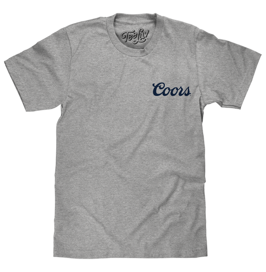 Coors Banquet Since 1873 Front and Back Print Mens T Shirt Officially Licensed Athletic Heather Gray