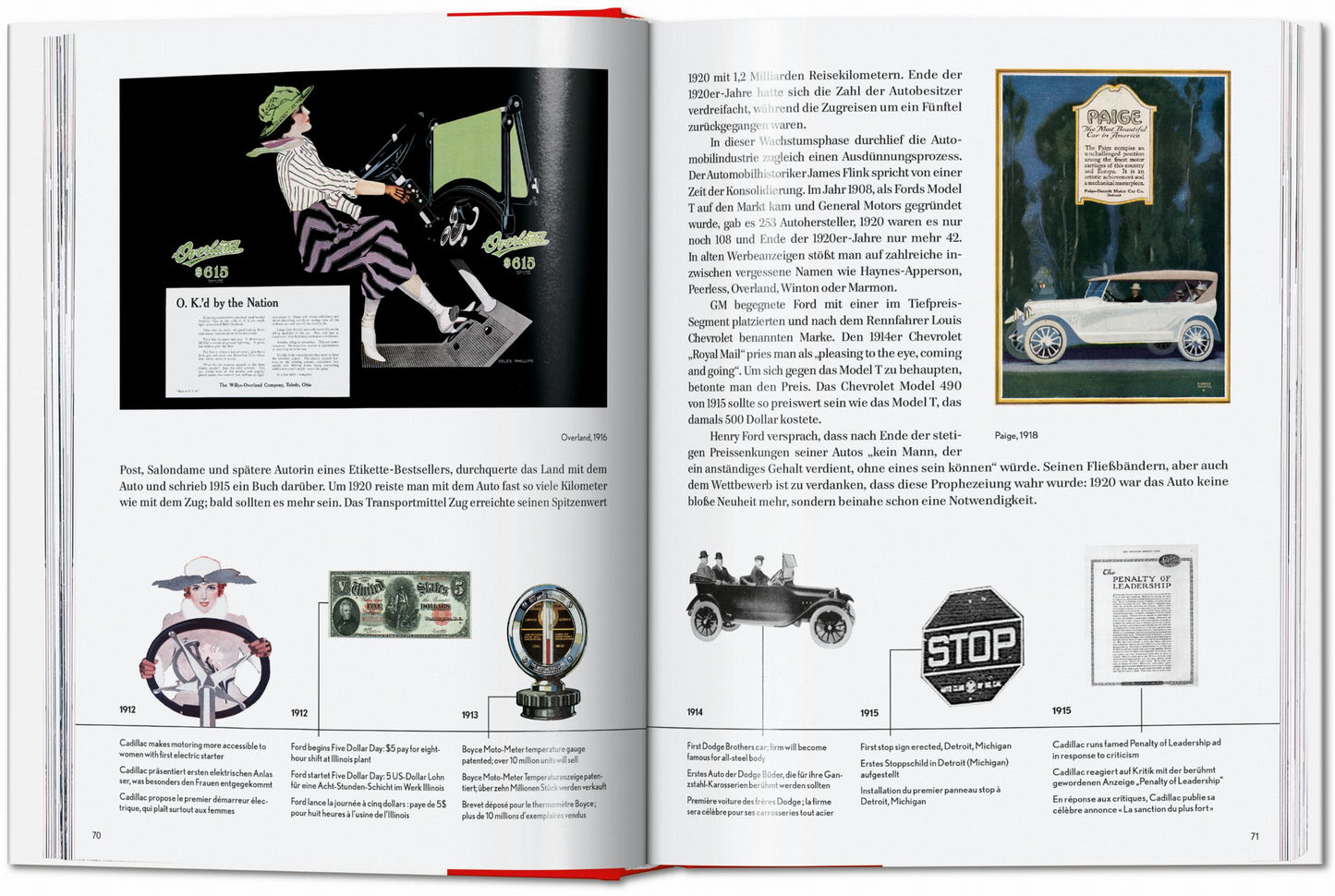 20th Century Classic Cars (German, French, English) Book